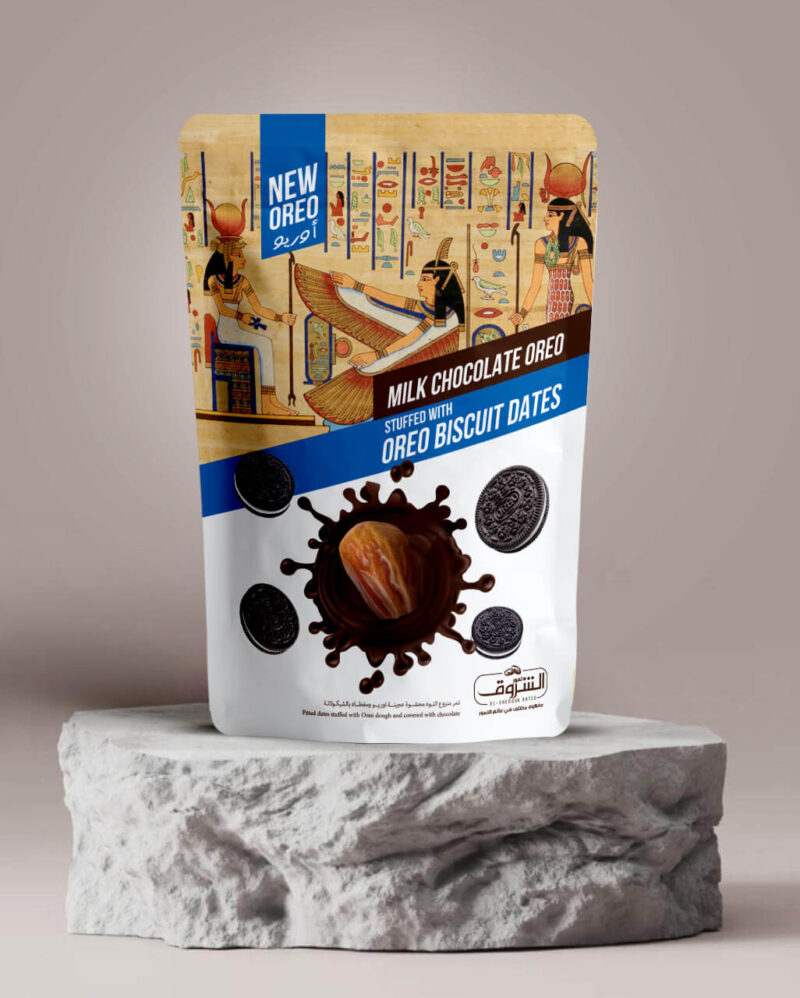Oreo Biscuit Milk Chocolate Dates, Net Weight: 250g | 12 Pieces Per Box