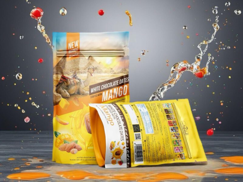 Mango Chocolate Dates With Crunchy Almond, Net Weight: 250g | 12 Pieces Per Box - Image 5