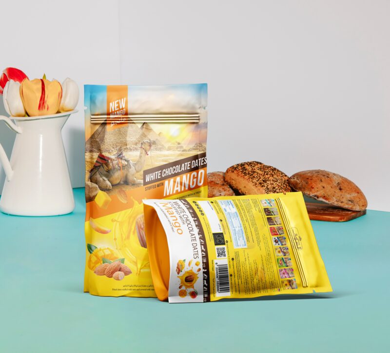 Mango Chocolate Dates With Crunchy Almond, Net Weight: 250g | 12 Pieces Per Box - Image 6
