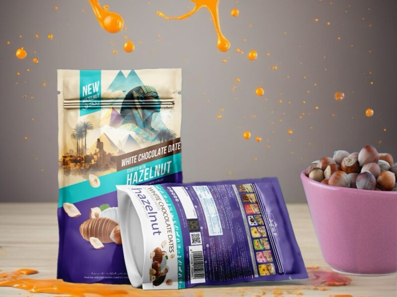 Date with Hazelnut Mix Chocolate, Net Weight: 250g | 12 Pieces Per Box - Image 5