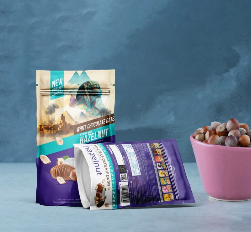 Date with Hazelnut Mix Chocolate, Net Weight: 250g | 12 Pieces Per Box - Image 6